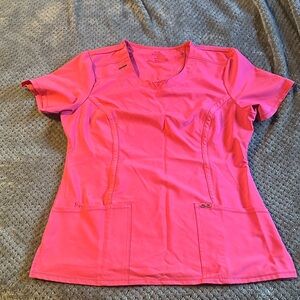Women's Pink Infinity Scrub Top